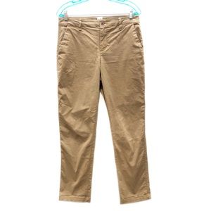GAP Girlfriend Relax Fit Khakis Business Casual Straight Leg Work Pants EUC 4